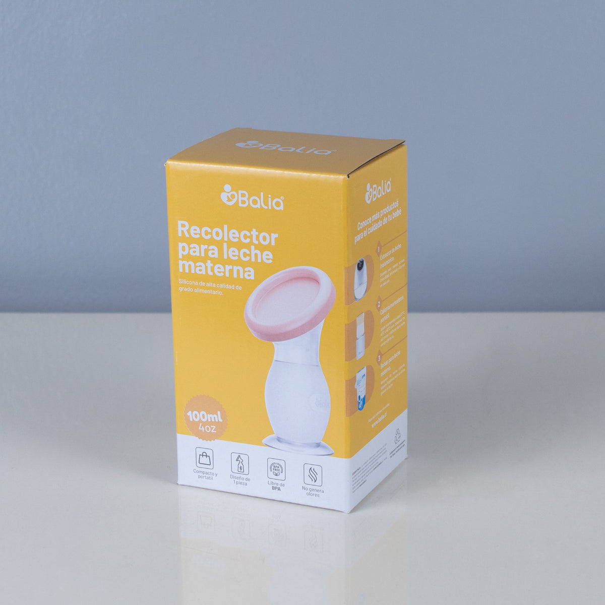 Recolector de leche manual