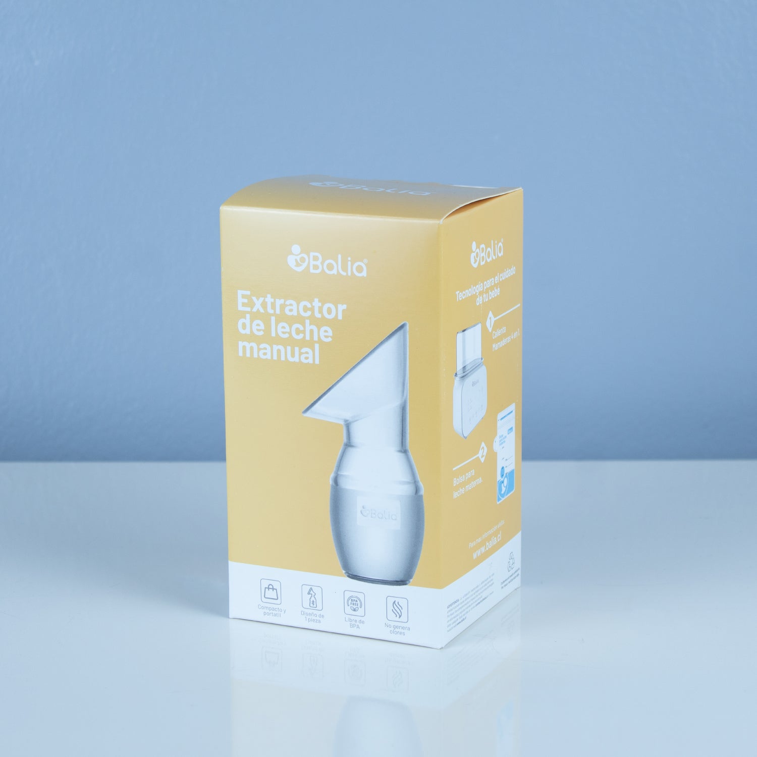 Recolector de leche manual