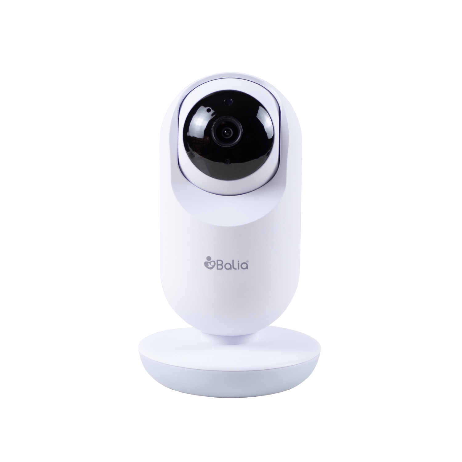 Monitor de bebé con cámara Balia, cámara blanca con visión nocturna y brazo retráctil.