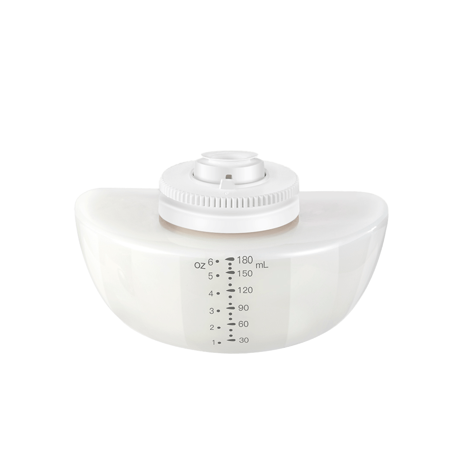 Extractor de leche inalámbrico Balia, diseño discreto y liviano con medida en mililitros. Ideal para mamás activas.