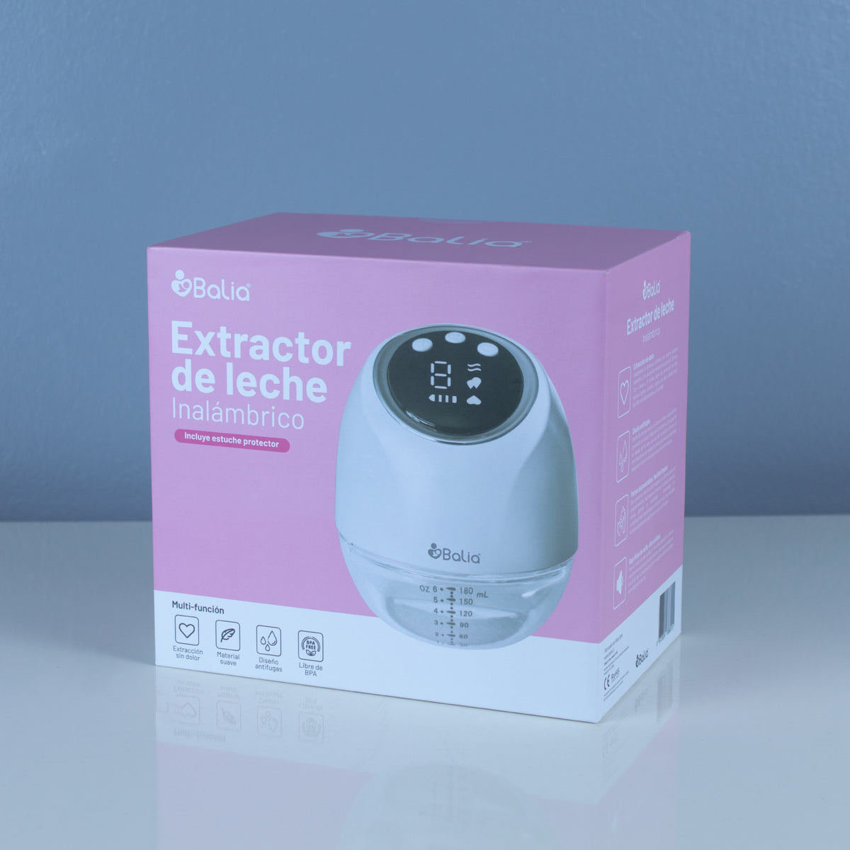 Extractor de leche inalámbrico