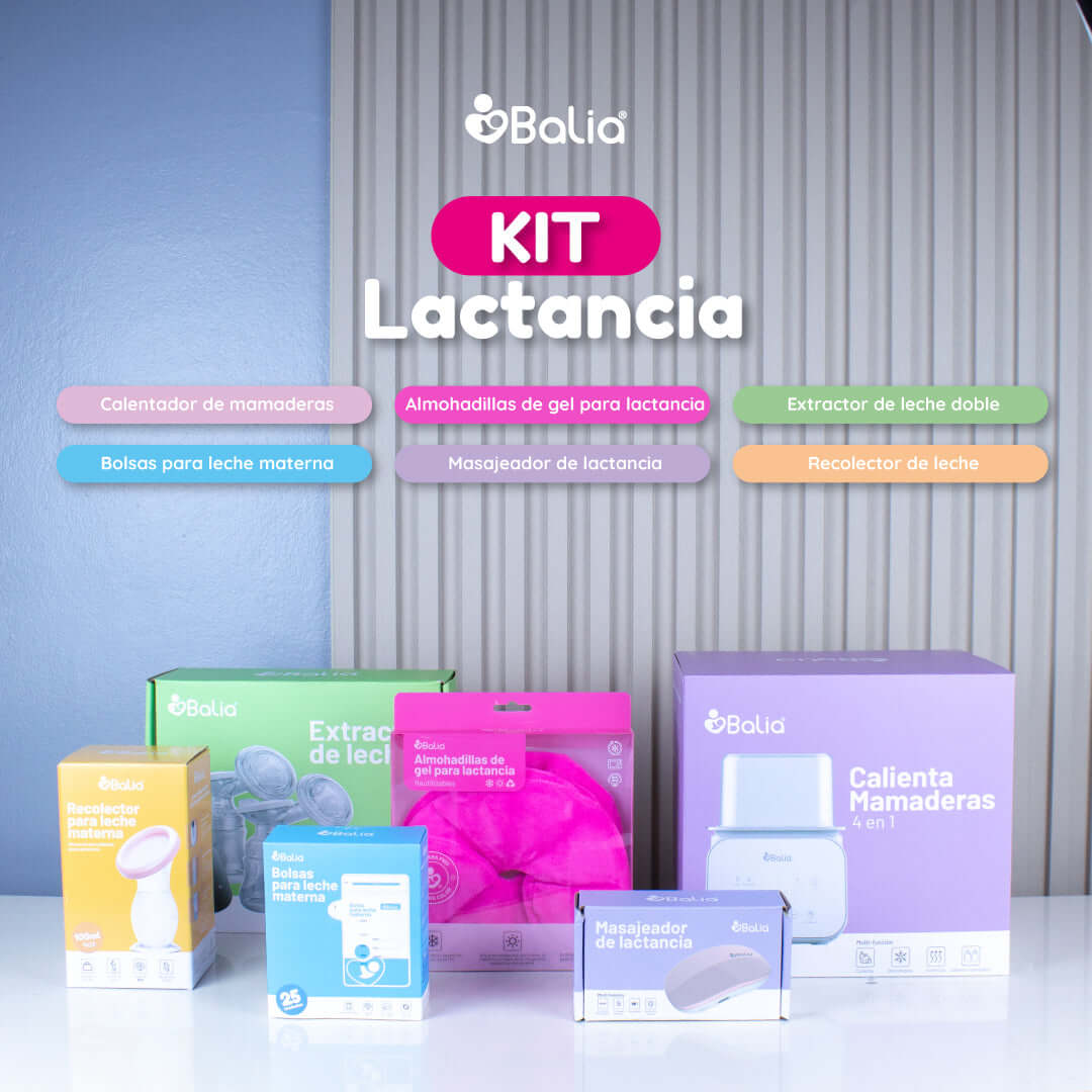 Kit Lactancia de Balia con extractor, masajeador y calentador de mamaderas, perfecto para la lactancia.