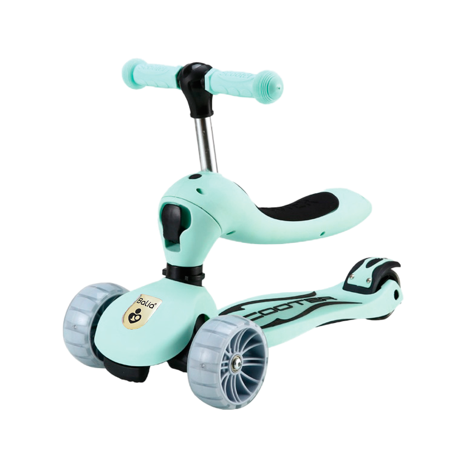 Scooter para niños y niñas 3 en 1