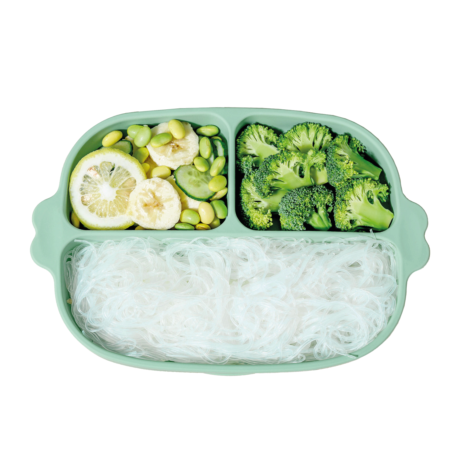 Plato silicona bebé en uso - Balia