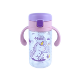 Botella antiderrame con bombilla Unicornio