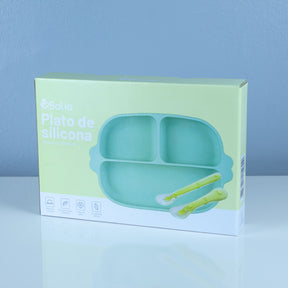 Plato de silicona para bebé
