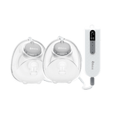 Extractor de leche doble inalámbrico Balia, elegante y práctico, con control táctil y diseño libre de BPA.