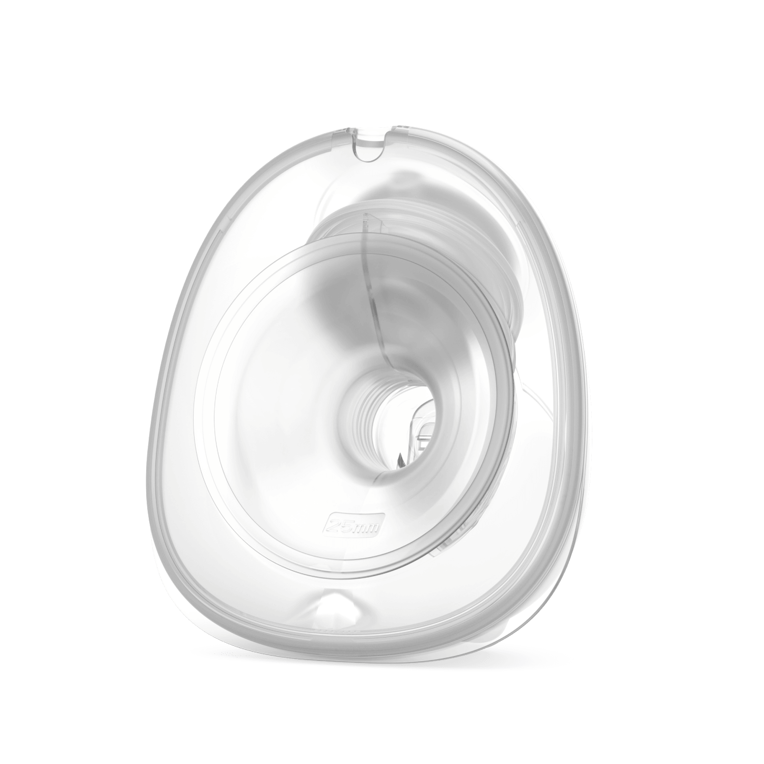 Extractor de leche doble inalámbrico Balia: copo transparente para extracción cómoda y eficiente.
