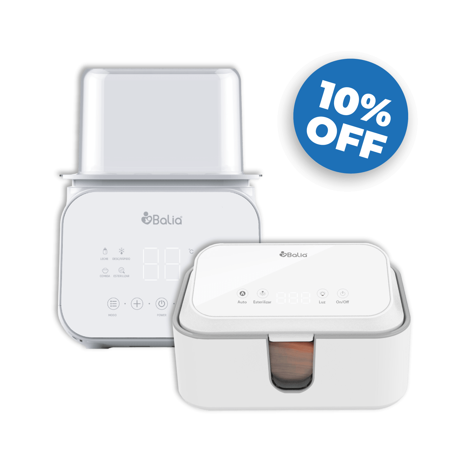 Pack invierno: Calentador de mamaderas 4 en 1 + Calentador de toallitas húmedas + Envío Gratis de Balia con 10% OFF