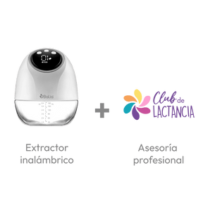 Extractor de leche inalámbrico Balia, ideal para mamás activas que buscan comodidad y eficiencia.