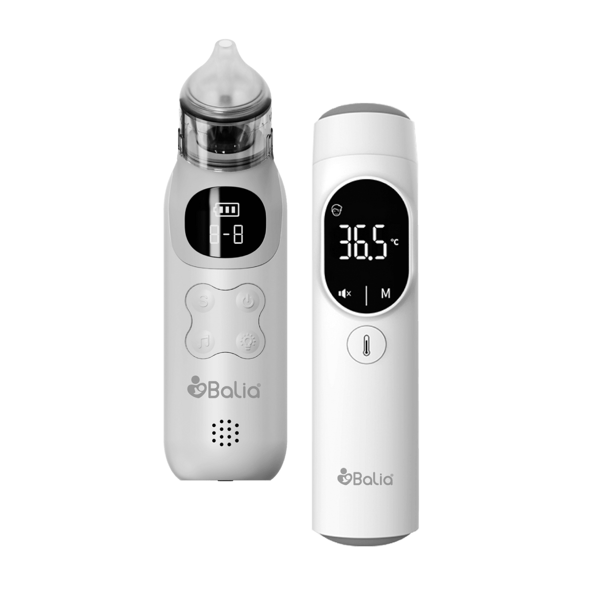 Pack Aspirador nasal + Termómetro frente y oído